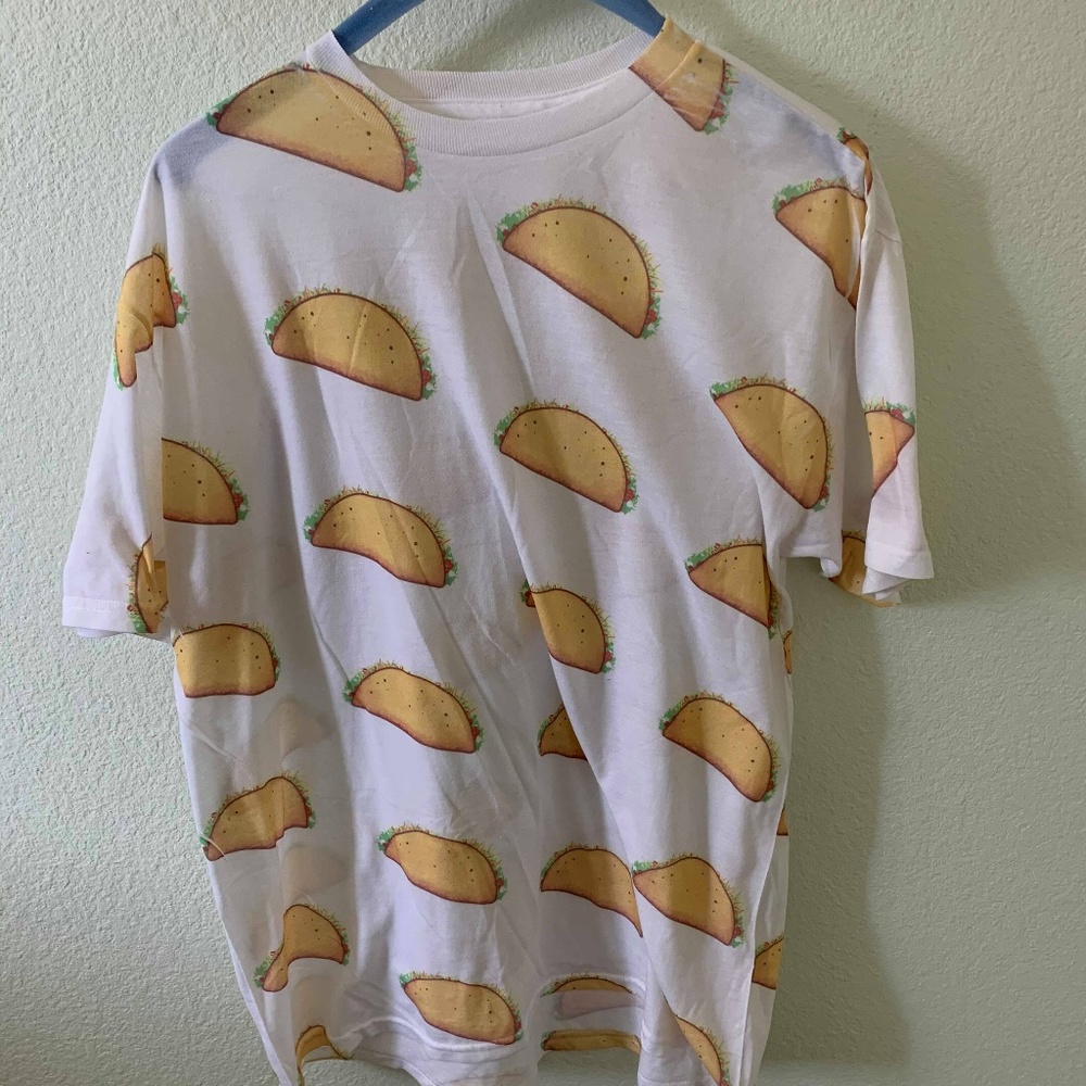 Taco Bell Limited Edition All-Over Taco Print Tee